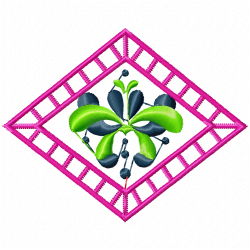 Flowers And Tree Embroidery Design 4 Flowers And Tree Embroidery Design 4
